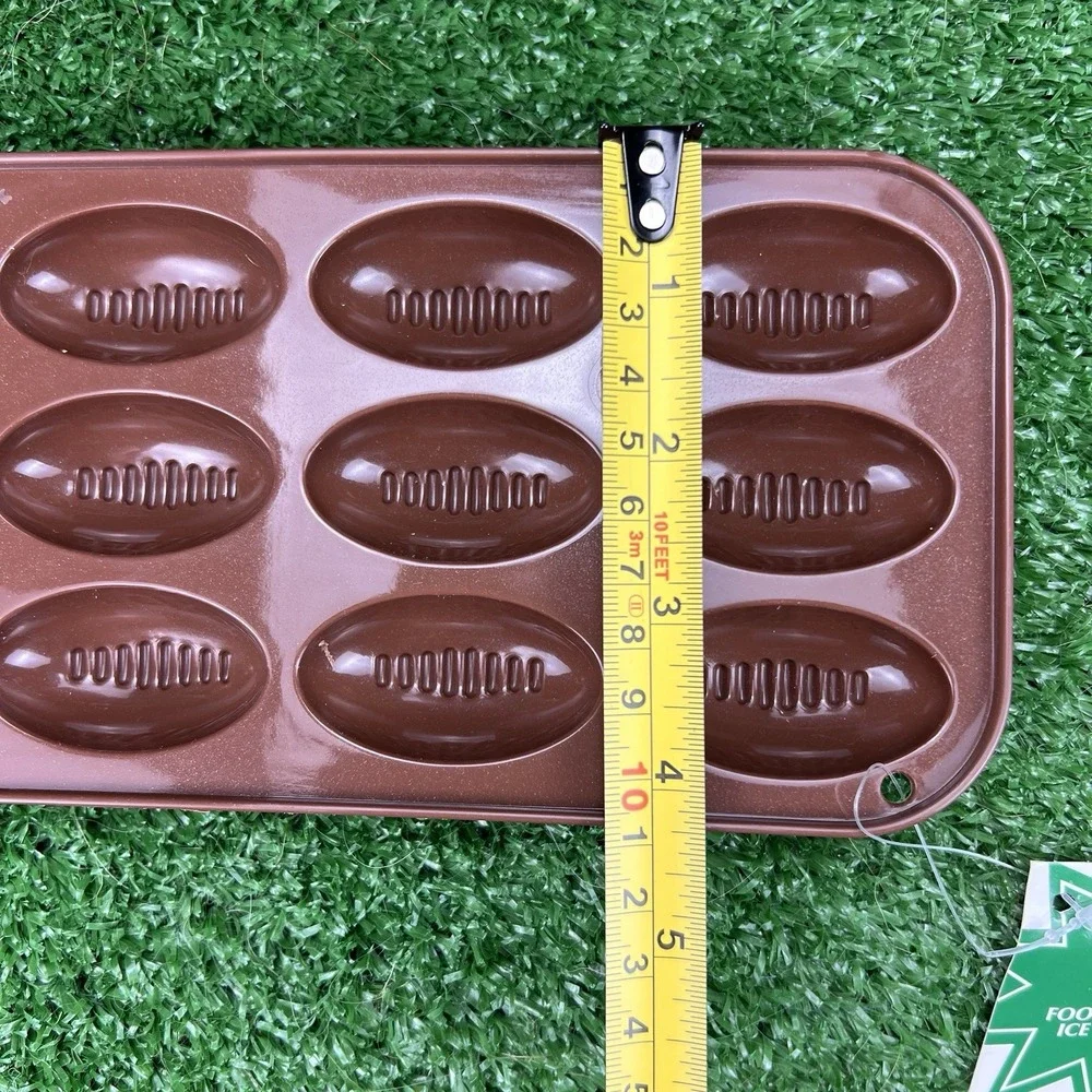 Mini Football Ice Cube Trays - 12 Molds Total 1